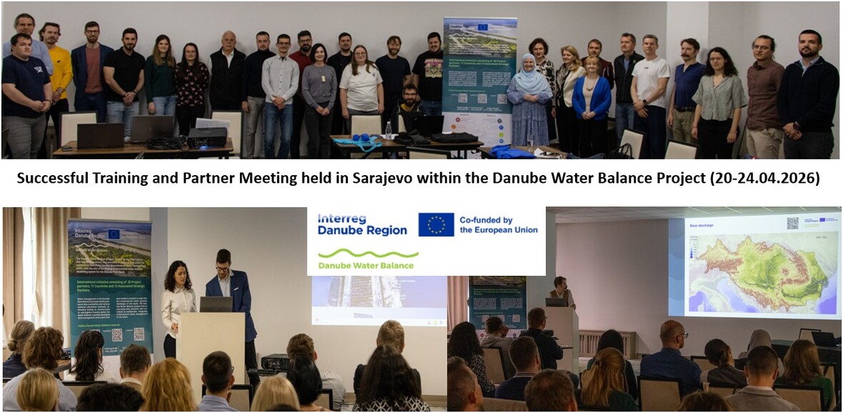Group photo of the training, workshop, and partner meeting of the “Danube Water Balance” project, held between 20–24 April, 2026