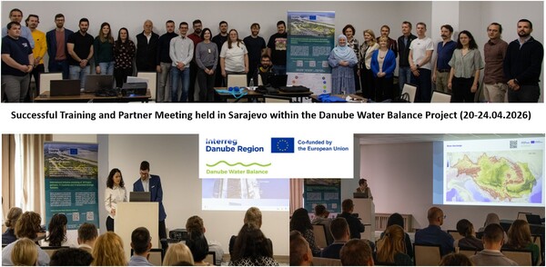 Group photo of the training, workshop, and partner meeting of the “Danube Water Balance” project, held between 20–24 April, 2026
