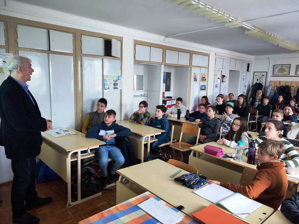 Iskolai ismeretterjesztés a Vizes Élőhelyek Világnapjáról