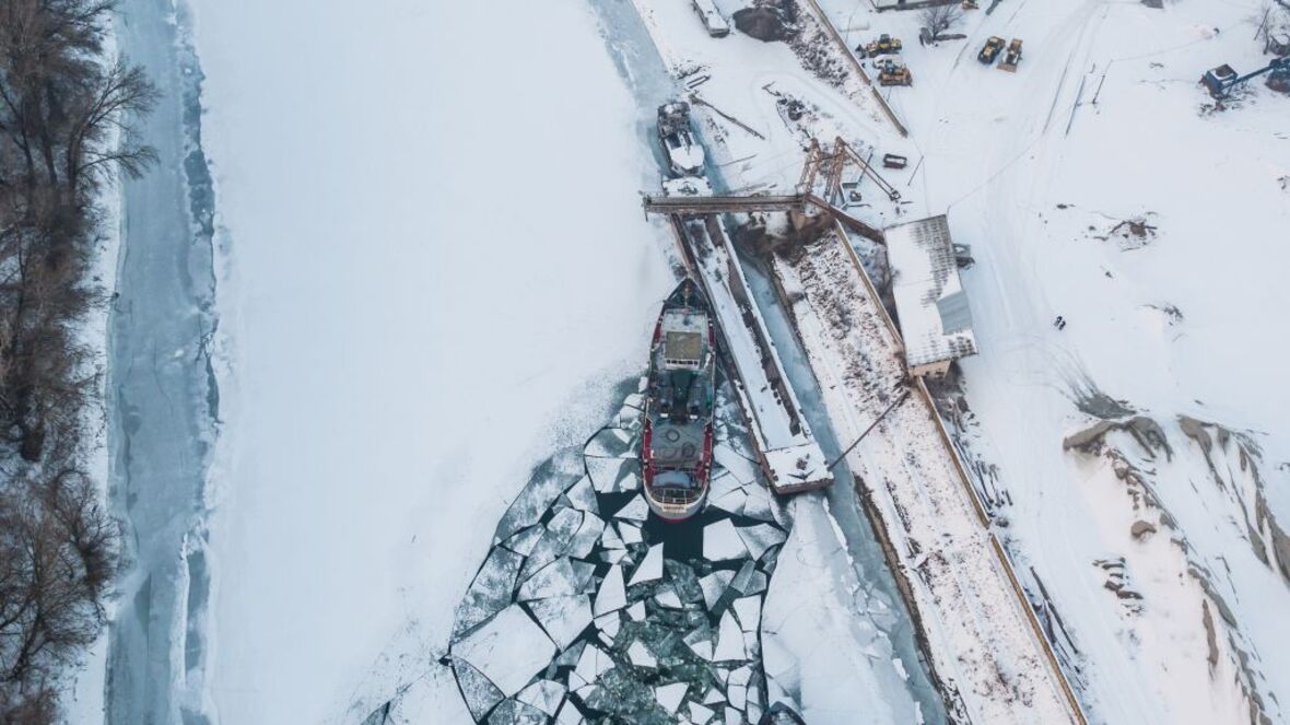 Jégtörőhajók I. fokú jégvédekezési készültsége 2